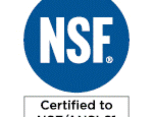 STF anuncia: Nuevo certificado NSF 61